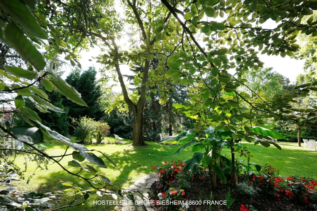 Aux Deux Clefs Hostellerie Groff Biesheim Exterior foto